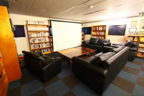 Lounge and Movie room