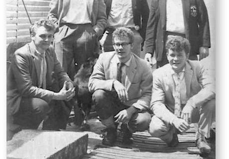 GOUGH 5 (1960): Back (L-R) W.G. Lamb, J.S. Bouwer, J.H.J. van der Merwe; Front: W.A.A. Collins, W.J.C. Visagie, A.C.J. Van Rensburg.