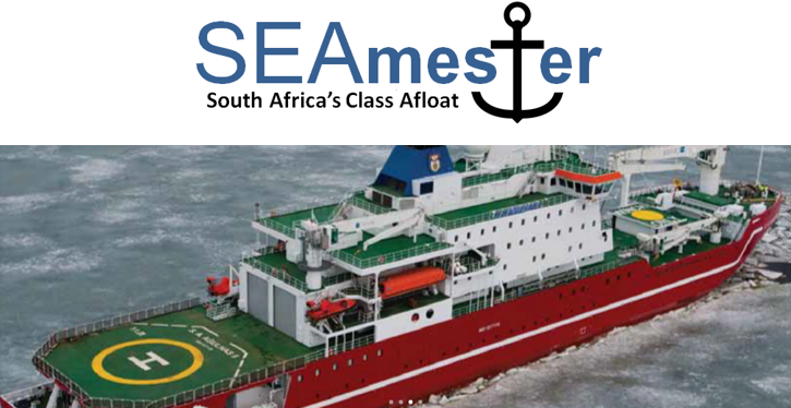 SEAmester, class afloat, floating university, SA Agulhas II