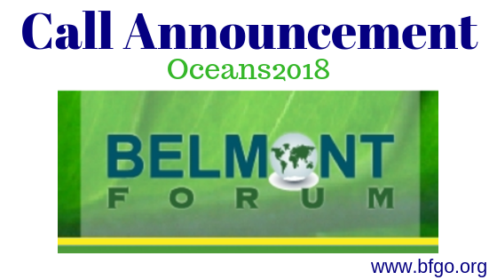 Belmont, Call Announcement, Oceans2018