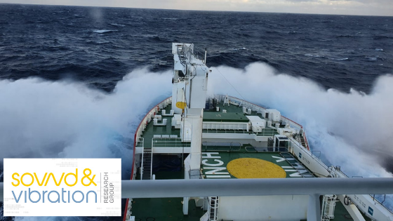 Sound & Vibration research currently onboard the S.A. Agulhas II