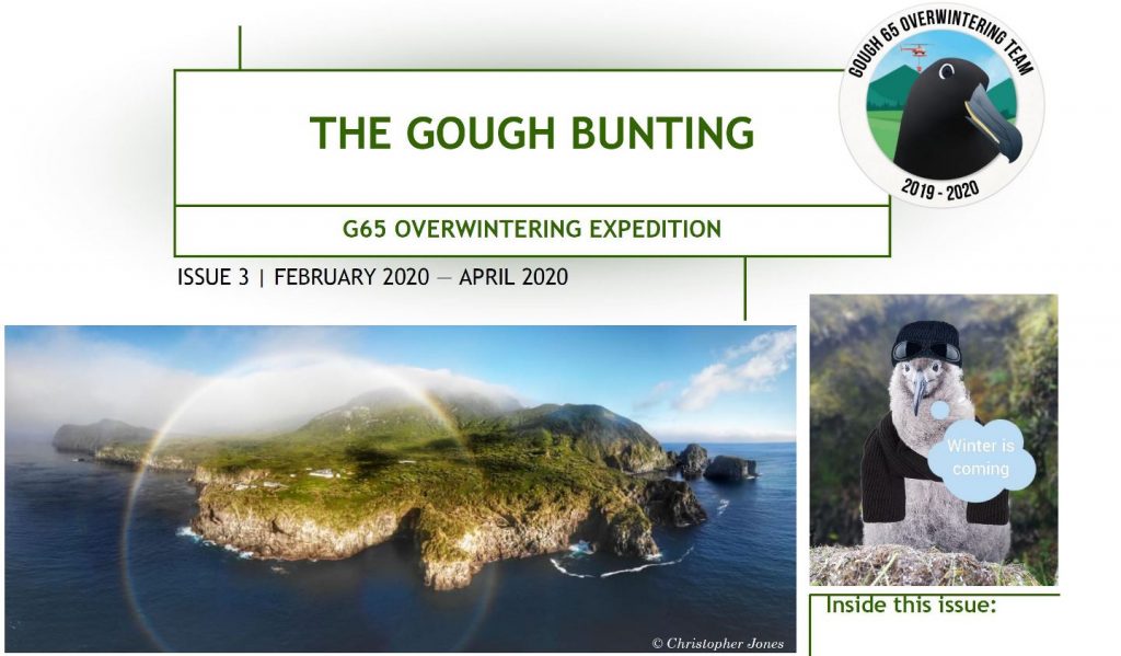 Gough65 Newsletter - Issue 3