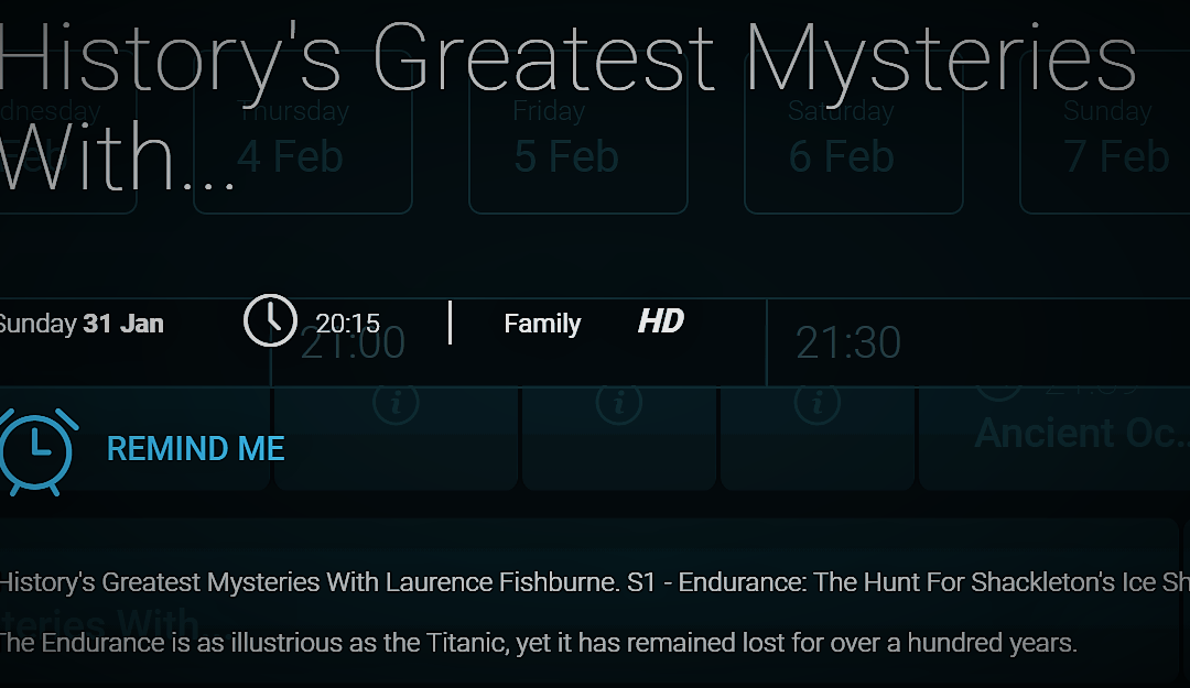 Watch History meets todays Present Day in the Hunt for Shackleton’s Endurance.