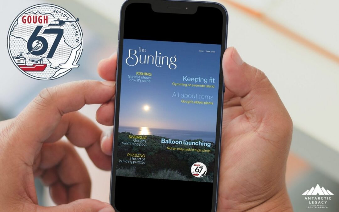 News from Gough Island – the second issue of the G67 Bunting is out!
