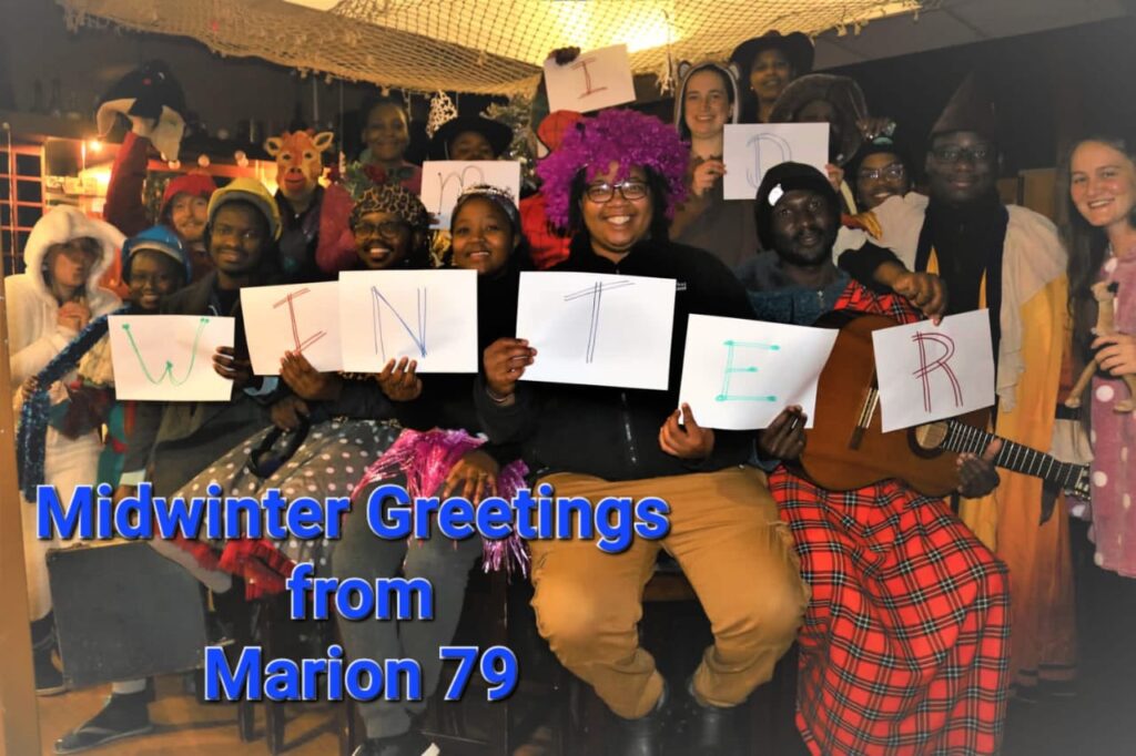 Midwinter Greetings Card from Marion 79. 