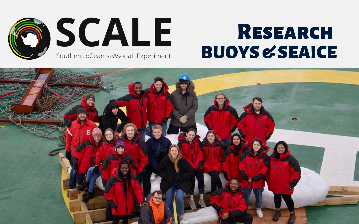 SCALE-WIN22: Research Teams BUOYS & SEAICE