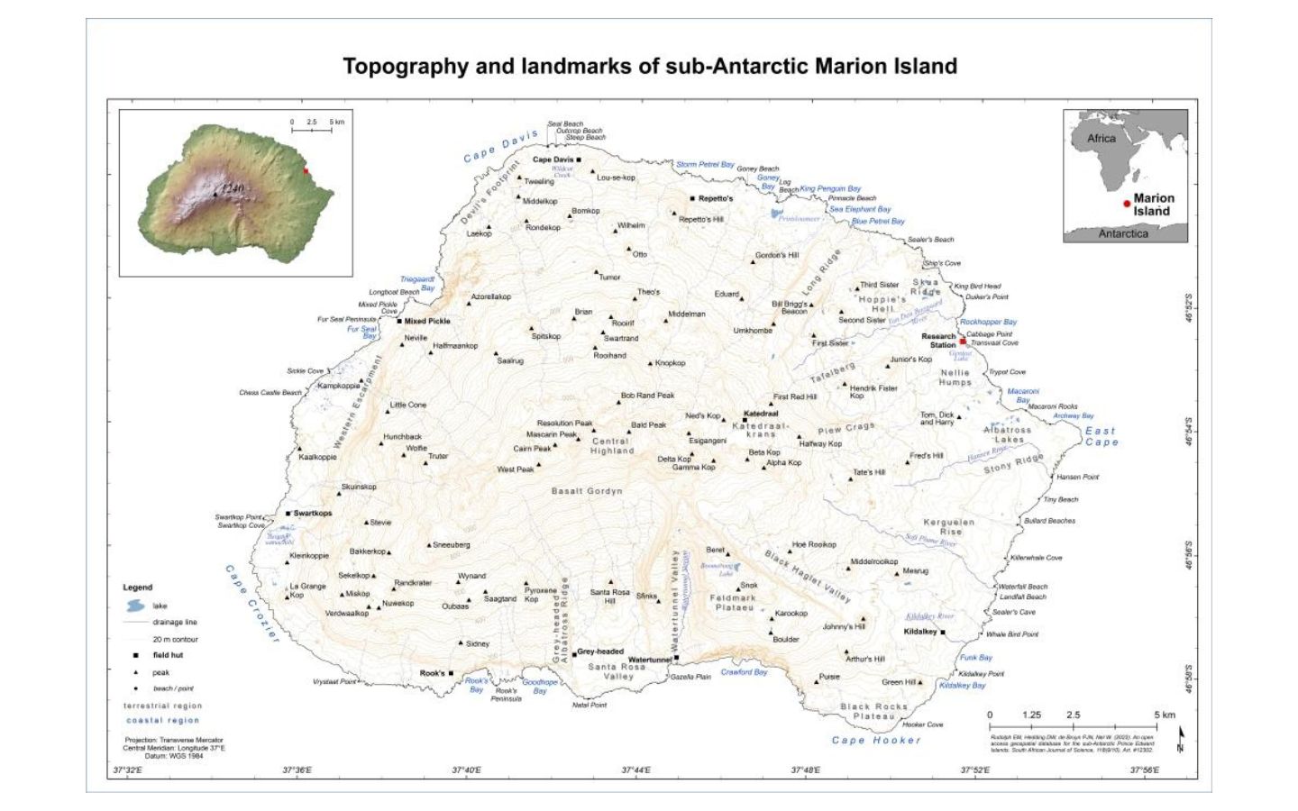 Open Access: Prince Edward Islands Geospatial Database