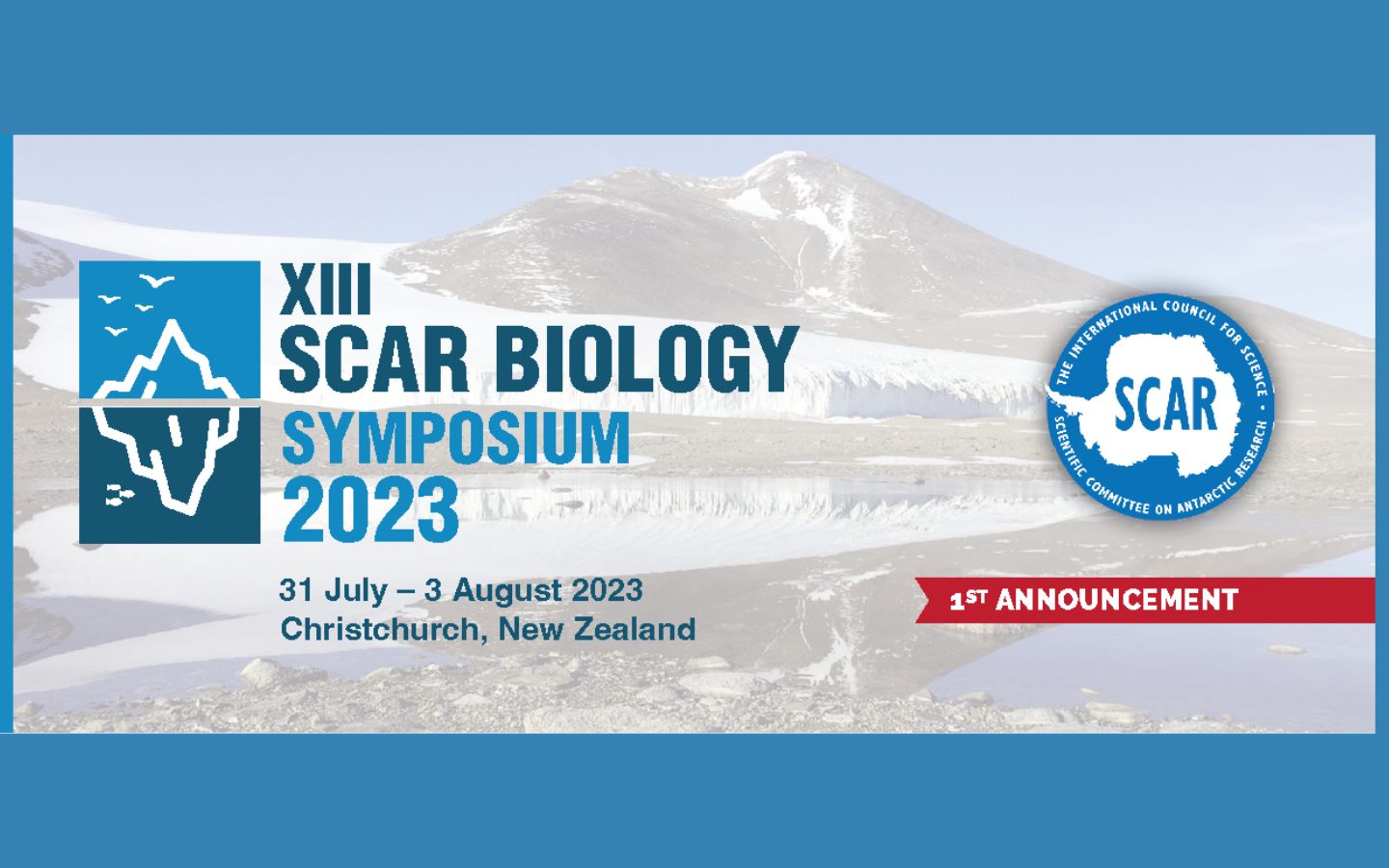 First Announcement – SCAR Biology 2023