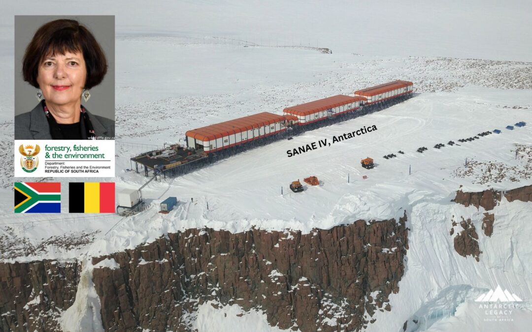 Minister Barbara Creecy visits SANAE IV, Antarctica