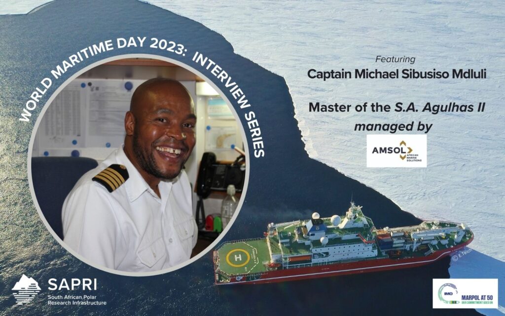 World Maritime Day 2023_SA Agulhas II Master_Captain Michael Sibusiso Mdluli