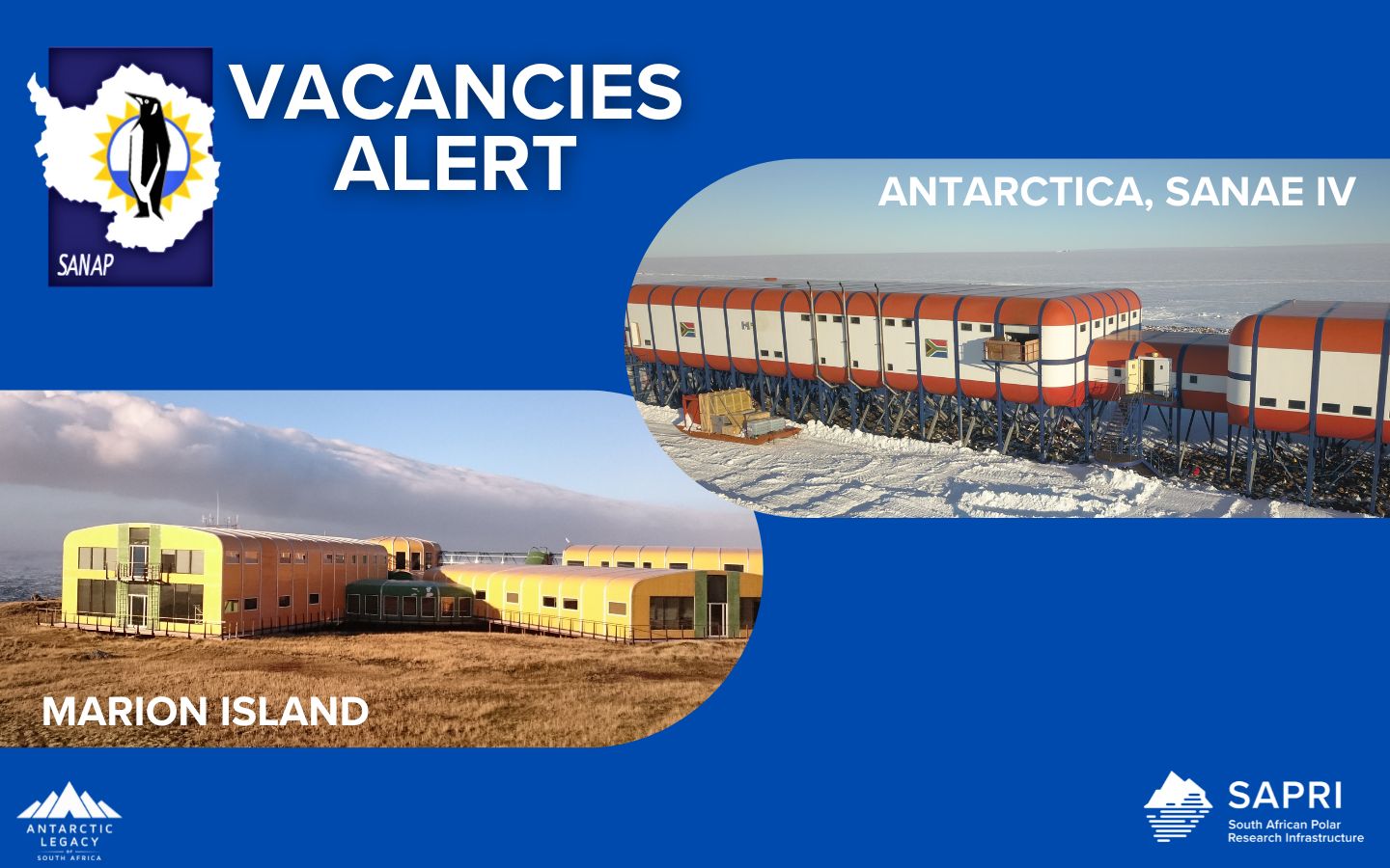 SANAP Vacancies: Antarctica & Marion Island