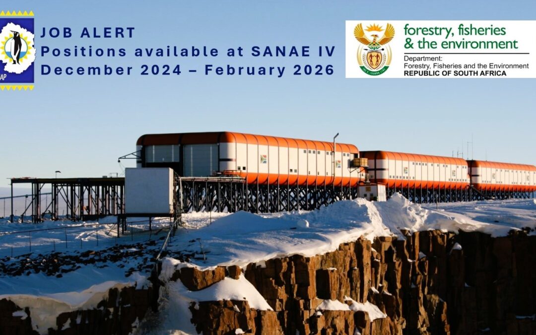 SANAP vacancies on Antarctica at SANAEIV