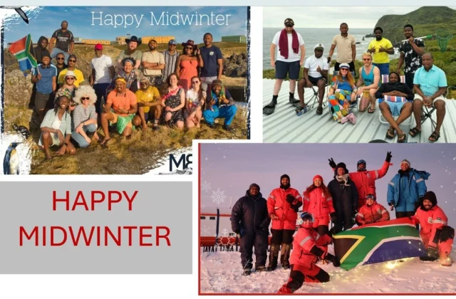 ALSA wishes everyone a great Midwinter!
Greetings from our SANAP Stations
https://wp.me/p6ZWWZ-2BB

#Midwinter2025 #SolsticeDay #SANAP #SANAEIV #MarionIsland #GoughIsland #AuroraResearch #SANSA #PolarScience #WinterSolstice #OverwinteringLife